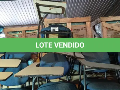 LOTE 512 - 10 CADEIRAS DE AUDITÓRIO. (NO ESTADO, LEILÃO NÃO TEM GARANTIA E NEM DEVOLUÇÃO, SUJEITO A POSSÍVEIS AVARIAS VISÍVEIS/OCULTAS E/OU AUSÊNCIA DE COMPONENTES).