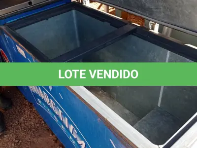 LOTE 603 - 01 FREEZER HORIZONTAL COM 01 TAMPA SEM O MOTOR. (NO ESTADO, LEILÃO NÃO TEM GARANTIA E NEM DEVOLUÇÃO, SUJEITO A POSSÍVEIS AVARIAS VISÍVEIS/OCULTAS E/OU AUSÊNCIA DE COMPONENTES).