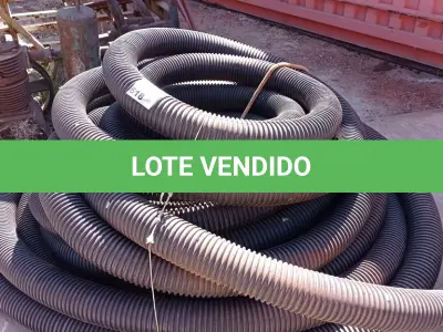 LOTE 618 - 01 ROLO DE MANGUEIRA CORRUGADA 10CM 4”. (NO ESTADO, LEILÃO NÃO TEM GARANTIA E NEM DEVOLUÇÃO, SUJEITO A POSSÍVEIS AVARIAS VISÍVEIS/OCULTAS E/OU AUSÊNCIA DE COMPONENTES).