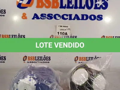 LOTE 110 - 02 BOLAS DE FUTEBOL. (NO ESTADO, LEILÃO NÃO TEM GARANTIA E NEM DEVOLUÇÃO, SUJEITO A POSSÍVEIS AVARIAS VISÍVEIS/OCULTAS E/OU AUSÊNCIA DE COMPONENTES).
