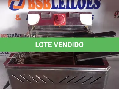 LOTE 210 - 01 FRITADEIRA ELÉTRICA DE MESA ÁGUA E ÓLEO, 25 LITROS MARCA MARCHESONI. (NO ESTADO, LEILÃO NÃO TEM GARANTIA E NEM DEVOLUÇÃO, SUJEITO A POSSÍVEIS AVARIAS VISÍVEIS/OCULTAS E/OU AUSÊNCIA DE COMPONENTES).