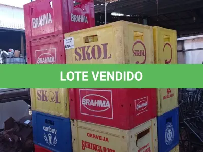 LOTE 644 - 21 ENGRADADOS PARA CERVEJAS. (NO ESTADO, LEILÃO NÃO TEM GARANTIA E NEM DEVOLUÇÃO, SUJEITO A POSSÍVEIS AVARIAS VISÍVEIS/OCULTAS E/OU AUSÊNCIA DE COMPONENTES).