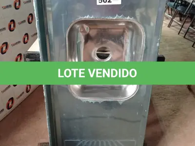 LOTE 502 - 01 PIA EM AÇO INOX CIMENTADA MEDINDO 1,50M X 0,53CM. (NO ESTADO, LEILÃO NÃO TEM GARANTIA E NEM DEVOLUÇÃO, SUJEITO A POSSÍVEIS AVARIAS VISÍVEIS/OCULTAS E/OU AUSÊNCIA DE COMPONENTES).