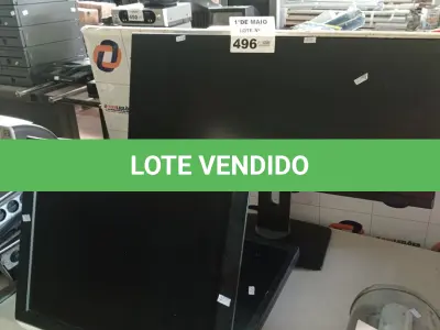 LOTE 496 - 03 MONITORES MARCAS E MODELOS DIVERSOS PARA RETIRADA DE PEÇAS. (NO ESTADO, LEILÃO NÃO TEM GARANTIA E NEM DEVOLUÇÃO, SUJEITO A POSSÍVEIS AVARIAS VISÍVEIS/OCULTAS E/OU AUSÊNCIA DE COMPONENTES).