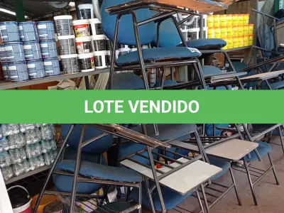 LOTE 592 - 10 CADEIRAS DE AUDITÓRIO. (NO ESTADO, LEILÃO NÃO TEM GARANTIA E NEM DEVOLUÇÃO, SUJEITO A POSSÍVEIS AVARIAS VISÍVEIS/OCULTAS E/OU AUSÊNCIA DE COMPONENTES).