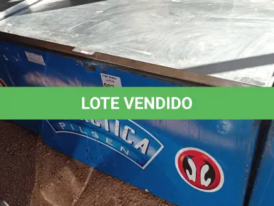 LOTE 602 - 01 FREEZER HORIZONTAL COM 01 TAMPA SEM O MOTOR. (NO ESTADO, LEILÃO NÃO TEM GARANTIA E NEM DEVOLUÇÃO, SUJEITO A POSSÍVEIS AVARIAS VISÍVEIS/OCULTAS E/OU AUSÊNCIA DE COMPONENTES).