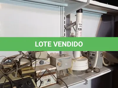 LOTE 539 - 01 LOTE COM VÁRIOS EQUIPAMENTOS DE LABORATÓRIO MARCAS E MODELOS DIVERSOS. (NO ESTADO, LEILÃO NÃO TEM GARANTIA E NEM DEVOLUÇÃO, SUJEITO A POSSÍVEIS AVARIAS VISÍVEIS/OCULTAS E/OU AUSÊNCIA DE COMPONENTES).