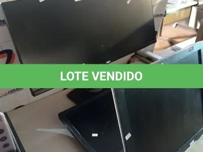 LOTE 496 - 03 MONITORES MARCAS E MODELOS DIVERSOS PARA RETIRADA DE PEÇAS. (NO ESTADO, LEILÃO NÃO TEM GARANTIA E NEM DEVOLUÇÃO, SUJEITO A POSSÍVEIS AVARIAS VISÍVEIS/OCULTAS E/OU AUSÊNCIA DE COMPONENTES).