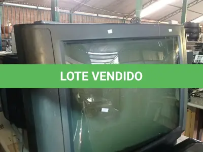 LOTE 493 - 02 TV’S DE TUBO MARCAS E MODELOS DIVERSOS. (NO ESTADO, LEILÃO NÃO TEM GARANTIA E NEM DEVOLUÇÃO, SUJEITO A POSSÍVEIS AVARIAS VISÍVEIS/OCULTAS E/OU AUSÊNCIA DE COMPONENTES).