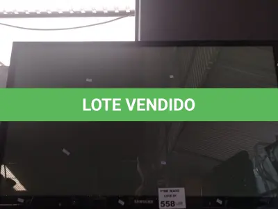 LOTE 558 - 01 TV SAMSUNG PLASMA 51” POL PARA RETIRADA DE PEÇAS. (NO ESTADO, LEILÃO NÃO TEM GARANTIA E NEM DEVOLUÇÃO, SUJEITO A POSSÍVEIS AVARIAS VISÍVEIS/OCULTAS E/OU AUSÊNCIA DE COMPONENTES).