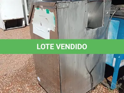 LOTE 619 - 01 MOENDA DE CANA EM AÇO INOX. (NO ESTADO, LEILÃO NÃO TEM GARANTIA E NEM DEVOLUÇÃO, SUJEITO A POSSÍVEIS AVARIAS VISÍVEIS/OCULTAS E/OU AUSÊNCIA DE COMPONENTES).