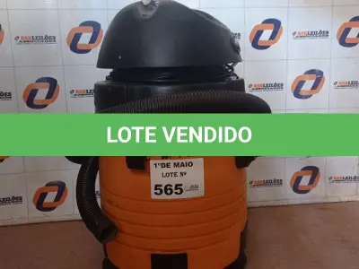 LOTE 565 - 01 ASPIRADOR DE PÓ WAP TURBO GT. (NO ESTADO, LEILÃO NÃO TEM GARANTIA E NEM DEVOLUÇÃO, SUJEITO A POSSÍVEIS AVARIAS VISÍVEIS/OCULTAS E/OU AUSÊNCIA DE COMPONENTES).