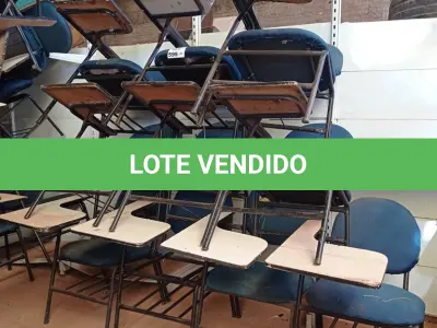 LOTE 595 - 10 CADEIRAS DE AUDITÓRIO. (NO ESTADO, LEILÃO NÃO TEM GARANTIA E NEM DEVOLUÇÃO, SUJEITO A POSSÍVEIS AVARIAS VISÍVEIS/OCULTAS E/OU AUSÊNCIA DE COMPONENTES).