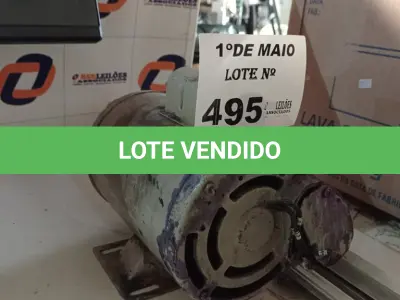 LOTE 495 - 01 MOTOR ELÉTRICO E 01 TELA DE PROTEÇÃO RETRÁTIL. (NO ESTADO, LEILÃO NÃO TEM GARANTIA E NEM DEVOLUÇÃO, SUJEITO A POSSÍVEIS AVARIAS VISÍVEIS/OCULTAS E/OU AUSÊNCIA DE COMPONENTES).