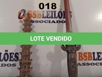 LOTE 018 - 01 PUNHAL PARA DECORAÇÃO. (NO ESTADO, LEILÃO NÃO TEM GARANTIA E NEM DEVOLUÇÃO, SUJEITO A POSSÍVEIS AVARIAS VISÍVEIS/OCULTAS E/OU AUSÊNCIA DE COMPONENTES).