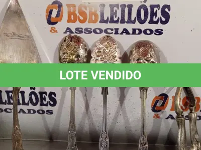 LOTE 027 - 01 LOTE DE TALHERES EM PRATA. (NO ESTADO, LEILÃO NÃO TEM GARANTIA E NEM DEVOLUÇÃO, SUJEITO A POSSÍVEIS AVARIAS VISÍVEIS/OCULTAS E/OU AUSÊNCIA DE COMPONENTES).