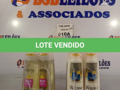 LOTE 010 - 06 FRASCOS DE SHAMPOO PANTENE MICELAR 200ML E 06 FRASCOS DE CONDICIONADOR PANTENE BRILHO EXTREMO 175ML. (NO ESTADO, LEILÃO NÃO TEM GARANTIA E NEM DEVOLUÇÃO, SUJEITO A POSSÍVEIS AVARIAS VISÍVEIS/OCULTAS E/OU AUSÊNCIA DE COMPONENTES).