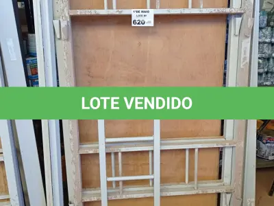 LOTE 620 - 01 CAMA BELICHE EM METAL SEM COLCHÃO. (NO ESTADO, LEILÃO NÃO TEM GARANTIA E NEM DEVOLUÇÃO, SUJEITO A POSSÍVEIS AVARIAS VISÍVEIS/OCULTAS E/OU AUSÊNCIA DE COMPONENTES).