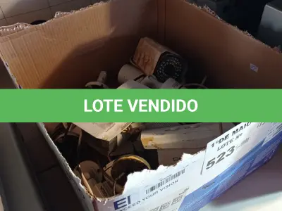 LOTE 523 - 01 LOTE COM VÁRIAS CÂMERAS DE SEGURANÇA MARCAS E MODELOS DIVERSOS. (NO ESTADO, LEILÃO NÃO TEM GARANTIA E NEM DEVOLUÇÃO, SUJEITO A POSSÍVEIS AVARIAS VISÍVEIS/OCULTAS E/OU AUSÊNCIA DE COMPONENTES).