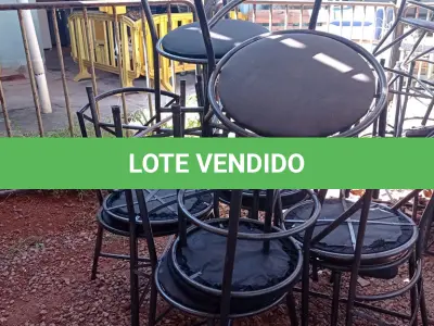 LOTE 638 - 01 LOTE COM VÁRIAS CADEIRAS DE FERRO COM AVARIAS. (NO ESTADO, LEILÃO NÃO TEM GARANTIA E NEM DEVOLUÇÃO, SUJEITO A POSSÍVEIS AVARIAS VISÍVEIS/OCULTAS E/OU AUSÊNCIA DE COMPONENTES).