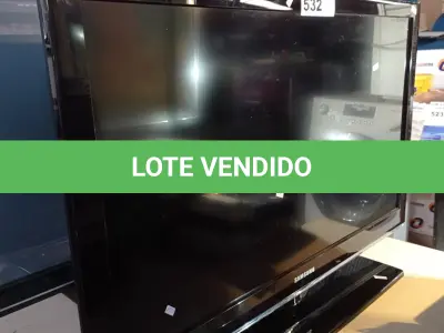 LOTE 532 - 01 TV SAMSUNG 37” POL PARA RETIRADA DE PEÇAS. (NO ESTADO, LEILÃO NÃO TEM GARANTIA E NEM DEVOLUÇÃO, SUJEITO A POSSÍVEIS AVARIAS VISÍVEIS/OCULTAS E/OU AUSÊNCIA DE COMPONENTES).