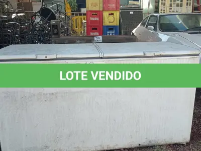 LOTE 518 - 01 FREEZER HORIZONTAL COM 02 TAMPAS 220V. (NO ESTADO, LEILÃO NÃO TEM GARANTIA E NEM DEVOLUÇÃO, SUJEITO A POSSÍVEIS AVARIAS VISÍVEIS/OCULTAS E/OU AUSÊNCIA DE COMPONENTES).