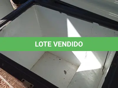 LOTE 607 - 01 FREEZER HORIZONTAL COM 01 TAMPA SEM O MOTOR. (NO ESTADO, LEILÃO NÃO TEM GARANTIA E NEM DEVOLUÇÃO, SUJEITO A POSSÍVEIS AVARIAS VISÍVEIS/OCULTAS E/OU AUSÊNCIA DE COMPONENTES).