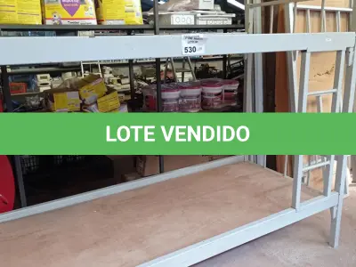 LOTE 530 - 01 CAMA BELICHE EM METAL. (NO ESTADO, LEILÃO NÃO TEM GARANTIA E NEM DEVOLUÇÃO, SUJEITO A POSSÍVEIS AVARIAS VISÍVEIS/OCULTAS E/OU AUSÊNCIA DE COMPONENTES).