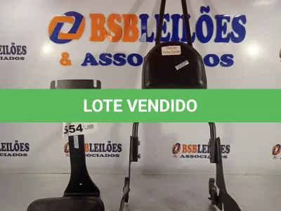 LOTE 554 - 01 SISSY BAR PARA MOTOS. (NO ESTADO, LEILÃO NÃO TEM GARANTIA E NEM DEVOLUÇÃO, SUJEITO A POSSÍVEIS AVARIAS VISÍVEIS/OCULTAS E/OU AUSÊNCIA DE COMPONENTES).