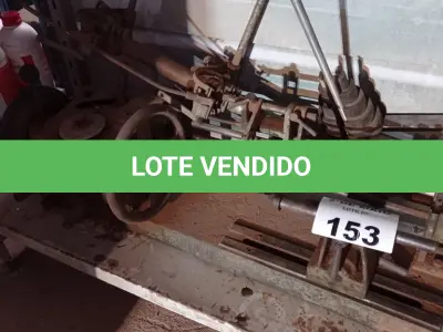 LOTE 153 - 01 TORNO DE MESA. (NO ESTADO, LEILÃO NÃO TEM GARANTIA E NEM DEVOLUÇÃO, SUJEITO A POSSÍVEIS AVARIAS VISÍVEIS/OCULTAS E/OU AUSÊNCIA DE COMPONENTES).