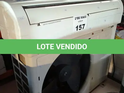 LOTE 157 - 01 AR CONDICIONADO MARCA KOMECO BRIZE 7.000BTU. (NO ESTADO, LEILÃO NÃO TEM GARANTIA E NEM DEVOLUÇÃO, SUJEITO A POSSÍVEIS AVARIAS VISÍVEIS/OCULTAS E/OU AUSÊNCIA DE COMPONENTES).