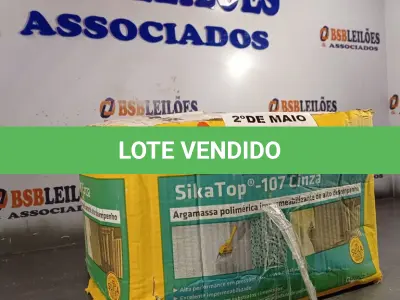 LOTE 127 - 01 CAIXA DE SIKA TOP-107 CINZA, ARGAMASSA POLIMÉRICA IMPERMEABILIZANTE DE ALTO DESEMPENHO. (NO ESTADO, LEILÃO NÃO TEM GARANTIA E NEM DEVOLUÇÃO, SUJEITO A POSSÍVEIS AVARIAS VISÍVEIS/OCULTAS E/OU AUSÊNCIA DE COMPONENTES).