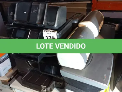 LOTE 179 - 10 IMPRESSORAS MARCAS E MODELOS DIVERSOS PARA RETIRADA DE PEÇAS. (NO ESTADO, LEILÃO NÃO TEM GARANTIA E NEM DEVOLUÇÃO, SUJEITO A POSSÍVEIS AVARIAS VISÍVEIS/OCULTAS E/OU AUSÊNCIA DE COMPONENTES).
