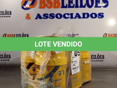 LOTE 055 - 06 LATAS DE ADESIVO ESTRUTURAL DE BASE EPÓXI MEDIA FLUIDEZ, COMPONENTES A+B. (NO ESTADO, LEILÃO NÃO TEM GARANTIA E NEM DEVOLUÇÃO, SUJEITO A POSSÍVEIS AVARIAS VISÍVEIS/OCULTAS E/OU AUSÊNCIA DE COMPONENTES).