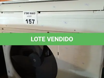 LOTE 157 - 01 AR CONDICIONADO MARCA KOMECO BRIZE 7.000BTU. (NO ESTADO, LEILÃO NÃO TEM GARANTIA E NEM DEVOLUÇÃO, SUJEITO A POSSÍVEIS AVARIAS VISÍVEIS/OCULTAS E/OU AUSÊNCIA DE COMPONENTES).