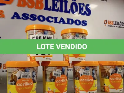 LOTE 130 - 06 KG DE REJUNTE ACRÍLICO QUARTZOLIT. (NO ESTADO, LEILÃO NÃO TEM GARANTIA E NEM DEVOLUÇÃO, SUJEITO A POSSÍVEIS AVARIAS VISÍVEIS/OCULTAS E/OU AUSÊNCIA DE COMPONENTES).