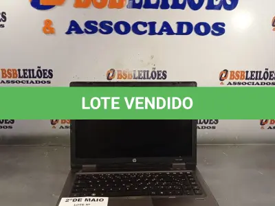 LOTE 049 - 01 NOTEBOOK MARCA HP I5 MODELO PROBOOK 6460B SEM BATERIA PARA RETIRADA DE PEÇAS. (NO ESTADO, LEILÃO NÃO TEM GARANTIA E NEM DEVOLUÇÃO, SUJEITO A POSSÍVEIS AVARIAS VISÍVEIS/OCULTAS E/OU AUSÊNCIA DE COMPONENTES).