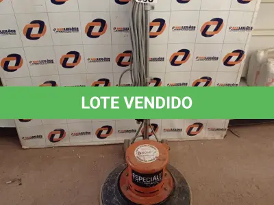 LOTE 038 - 01 ENCERADEIRA INDUSTRIAL MARCA ALL CLEAN. (NO ESTADO, LEILÃO NÃO TEM GARANTIA E NEM DEVOLUÇÃO, SUJEITO A POSSÍVEIS AVARIAS VISÍVEIS/OCULTAS E/OU AUSÊNCIA DE COMPONENTES).