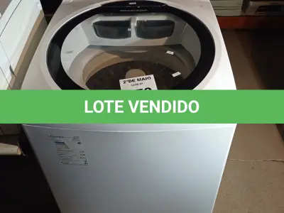 LOTE 170 - 01 LAVADORA DE ROUPAS MARCA BRASTEMP 11,5KG 220V. (NO ESTADO, LEILÃO NÃO TEM GARANTIA E NEM DEVOLUÇÃO, SUJEITO A POSSÍVEIS AVARIAS VISÍVEIS/OCULTAS E/OU AUSÊNCIA DE COMPONENTES).