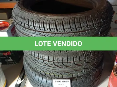 LOTE 163 - 03 PNEUS REMOLD NAS MEDIDAS:205/60/16, 185/60/14 E 195/50/15. (NO ESTADO, LEILÃO NÃO TEM GARANTIA E NEM DEVOLUÇÃO, SUJEITO A POSSÍVEIS AVARIAS VISÍVEIS/OCULTAS E/OU AUSÊNCIA DE COMPONENTES).
