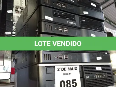 LOTE 085 - 04 CPU’S MARCAS E MODELOS DIVERSOS PARA RETIRADA DE PEÇAS. (NO ESTADO, LEILÃO NÃO TEM GARANTIA E NEM DEVOLUÇÃO, SUJEITO A POSSÍVEIS AVARIAS VISÍVEIS/OCULTAS E/OU AUSÊNCIA DE COMPONENTES).