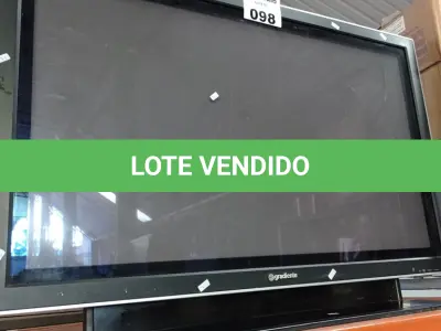 LOTE 098 - 01 TV DE PLASMA 42” POL MARCA GRADIENTE PARA RETIRADA DE PEÇAS. (NO ESTADO, LEILÃO NÃO TEM GARANTIA E NEM DEVOLUÇÃO, SUJEITO A POSSÍVEIS AVARIAS VISÍVEIS/OCULTAS E/OU AUSÊNCIA DE COMPONENTES).