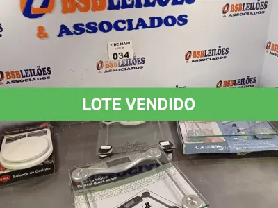 LOTE 034 - 04 BALANÇAS DE USO DOMÉSTICO MARCAS E MODELOS DIVERSOS. (NO ESTADO, LEILÃO NÃO TEM GARANTIA E NEM DEVOLUÇÃO, SUJEITO A POSSÍVEIS AVARIAS VISÍVEIS/OCULTAS E/OU AUSÊNCIA DE COMPONENTES).