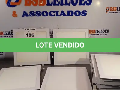 LOTE 186 - 01 LOTE COM VÁRIOS PAINÉIS DE LED DE EMBUTIR MARCAS E MODELOS DIVERSOS. (NO ESTADO, LEILÃO NÃO TEM GARANTIA E NEM DEVOLUÇÃO, SUJEITO A POSSÍVEIS AVARIAS VISÍVEIS/OCULTAS E/OU AUSÊNCIA DE COMPONENTES).