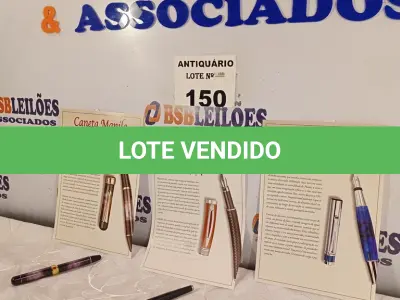 LOTE 150 - 03 CANETAS SENDO: 01 ATLÂNTIDA 2000, 01 GÁLIA 2000 E 01 MANILA 1920. (NO ESTADO, LEILÃO NÃO TEM GARANTIA E NEM DEVOLUÇÃO, SUJEITO A POSSÍVEIS AVARIAS VISÍVEIS/OCULTAS E/OU AUSÊNCIA DE COMPONENTES).