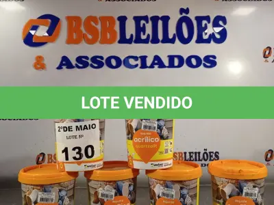 LOTE 130 - 06 KG DE REJUNTE ACRÍLICO QUARTZOLIT. (NO ESTADO, LEILÃO NÃO TEM GARANTIA E NEM DEVOLUÇÃO, SUJEITO A POSSÍVEIS AVARIAS VISÍVEIS/OCULTAS E/OU AUSÊNCIA DE COMPONENTES).