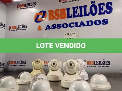 LOTE 031 - 01 LOTE COM VÁRIAS CÂMERAS DE SEGURANÇA MARCAS E MODELOS DIVERSOS. (NO ESTADO, LEILÃO NÃO TEM GARANTIA E NEM DEVOLUÇÃO, SUJEITO A POSSÍVEIS AVARIAS VISÍVEIS/OCULTAS E/OU AUSÊNCIA DE COMPONENTES).