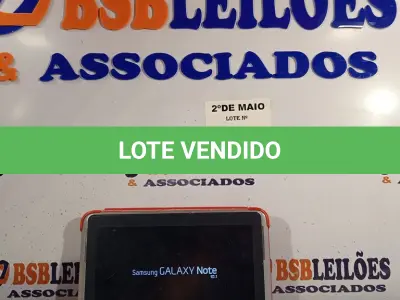 LOTE 009 - 01 TABLET SAMSUNG GALAXY NOTE 10.1. (NO ESTADO, LEILÃO NÃO TEM GARANTIA E NEM DEVOLUÇÃO, SUJEITO A POSSÍVEIS AVARIAS VISÍVEIS/OCULTAS E/OU AUSÊNCIA DE COMPONENTES).