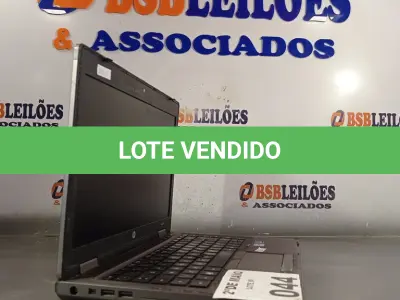 LOTE 044 - 01 NOTEBOOK MARCA HP I5 MODELO PROBOOK 6460B COM BATERIA PARA RETIRADA DE PEÇAS. (NO ESTADO, LEILÃO NÃO TEM GARANTIA E NEM DEVOLUÇÃO, SUJEITO A POSSÍVEIS AVARIAS VISÍVEIS/OCULTAS E/OU AUSÊNCIA DE COMPONENTES).