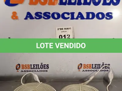 LOTE 012 - 02 FITAS DE LE 220V. (NO ESTADO, LEILÃO NÃO TEM GARANTIA E NEM DEVOLUÇÃO, SUJEITO A POSSÍVEIS AVARIAS VISÍVEIS/OCULTAS E/OU AUSÊNCIA DE COMPONENTES).